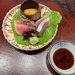 いち井 - トロ　ウニ　縞鯵