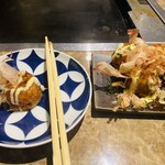 Sogou Chiba Kotegaeshi - 早く食べたくて写真撮る前にとりわけた揚げたこ焼き