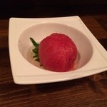 蕎麦旬菜 こすげ - トマトの甘酢漬け（480円）