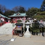 蕎遊庵 - （2014年1月）少し行くとある”織姫神社”。何ともロマンチックな名前です。