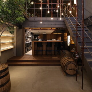 Enjoy in a high-quality space with the motif of [Yabu Distillery]