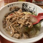 鹿児島ラーメン 豚とろ - 