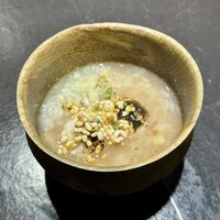 十皿 - とら河豚の焼白子　筍がゆ