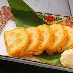 Kumamoto specialty: mustard lotus root