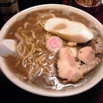 煮干そば「極」：７８０円＋大盛１００円（税込）【２０１４年１月撮影】