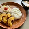 びっくりドンキー - パインバーグディッシュランチ（みそ汁付）