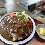 早川食堂 - カツカレー1,000円　そして細川ふみえ