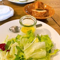 レ・ピコロ - 玉ねぎのプリンとサラダ