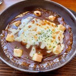 伽哩本舗 門司港レトロ店 - ダブルチーズの焼きカレーSサイズ（ライス120g）+辛さ2倍　税込820円