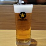 Sobamae Gotou - 生ビール　750円