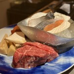 大阪鉄板焼き 神戸牛 TATARA - この日の食材達✨