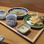 Sobamae Gotou - 海老と野菜の天ぷら蕎麦（冷）　1,900円