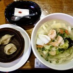 老辺餃子舘 - 五目刀削麺 塩味
            （ランチセット）