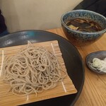 そば酒房 陽ざ志 - 揚げ茄子つけ蕎麦