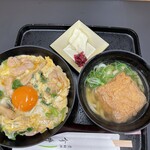 道頓堀 今井 - 親子丼と小きつねうどん1540円