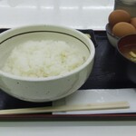 九十九里ファーム たまご屋さんコッコ - たまごかけご飯セット(400円)