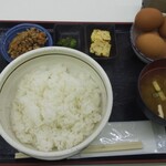 九十九里ファーム たまご屋さんコッコ - たまごかけご飯セット(400円)