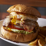 BurgerCafe honohono - ベーコンチーズエッグバーガー