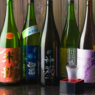A must-see for Japanese sake lovers! We offer carefully selected sake that changes with the seasons.