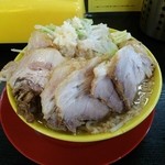 ラーメン イエロー - 並豚ダブル やさいにんにくあぶら2014.01