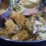 Spice&Dining KALA - 2014.01・２種類のサブジ(野菜のあえ物的な)とチャトニ