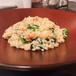 Snow crab risotto