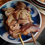 宇ち多゛ - ガツとナンコツ1本づつお酢