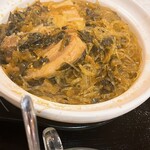 玲玲厨房 - 角煮と高菜の春雨土鍋