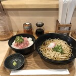 TSUKIJI SAMURAI - ネギトロ丼、そばセット
