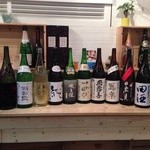 ・厳選の日本酒(15銘柄程)    ¥450〜   