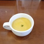 Grill TENPEI - ランチセット付属の本日のスープ（食べるコーンスープ）