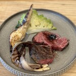 La Stalla - 山形牛の内腿、トリュフ、ロマネスコ、海老芋、