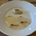 La Stalla - 天草の真鯛オリーブオイル、天草の大門ハタ那須塩原の山うどペースト