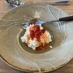 La Stalla - フルーツトマト、オリーヴオイル、リコッタチーズ