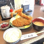 Hama kko - ロースミックス定食 2080円