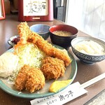 Hama kko - ヒレミックス定食 2080円