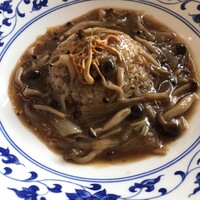 中国菜 老四川 飄香 銀座三越店 - トリフ入りフカヒレあんかけごはん