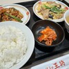 餃子の王将 - 手前の3点が ご飯セットA