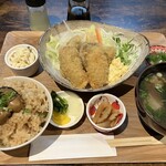 Kaki No Tomo - 牡蠣フライ5個の定食