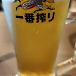 万葉庵 - 生ビール