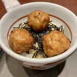 Wakashachiya - 名古屋コーチン入りミニ鶏つくね丼