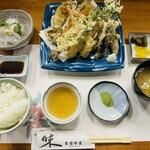まるやま - 天ぷら定食