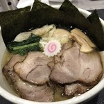 手打ち 蓮 - しお全部のせら〜麺。