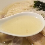 喜多方 満喜 - 塩スープ　絶品です！