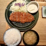 Tonkatsu Sumita - ランチロースかつ定食１０７０円