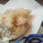 140115新潟　のぶ　ぷっくら白子天ぷら