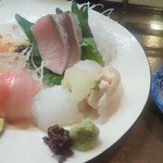 140115新潟　のぶ　刺身一人前（白身は塩で）