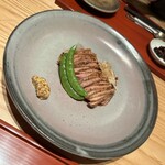 神戸牛ステーキ海鮮料理 わ田る - 鴨肉！！一番美味しいです、焼き加減完璧