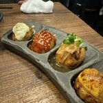 Sakana To Tsukune Tokochan - マヨガーリック、コチュ味噌、おろしポン酢