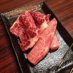 炭火焼 七厘 - おまかせコース2ハラミとなんか！笑